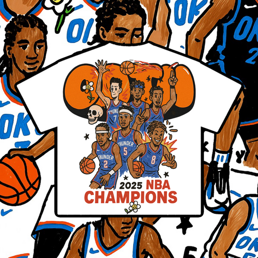Okc Thunder 2025 NBA Champions Tee